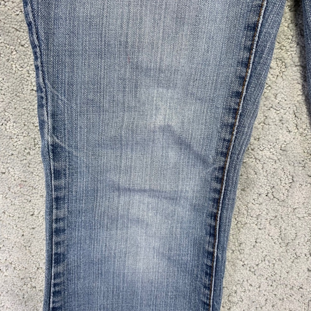 Vintage Arizona Jean Co Jeans Womens Size 5 Boot Cut Distressed Light Wash Denim - Picture 6 of 16